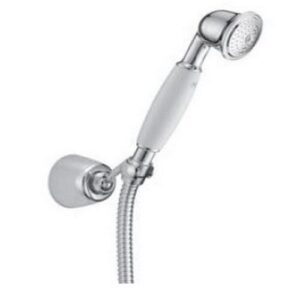 00724CR Kit doccia con supporto, flessibile e doccetta Marea PORTA E BINI - immagine 1