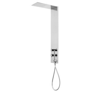 00819CR Colonna doccia a pannello in acciaio inox con misclatore PORTA E BINI