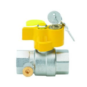 014012S Rubinetto A Sfera Ff Per Gas Con Presa Di Pressione Ferrari