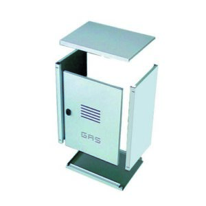 040335S Cassetta Per Contatore Gas Inox   H 50 X L 30 X P 24 Cm  Ferrari