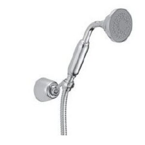 04240CR Kit doccia con supporto, flessibile e doccetta Atena PORTA E BINI