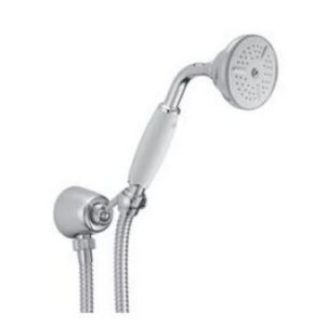 04331CR Presa acqua con supporto, flessibile e doccetta Atena PORTA E BINI