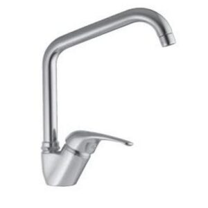 05070CR Monocomado lavello canna sagomata Italy PORTA E BINI