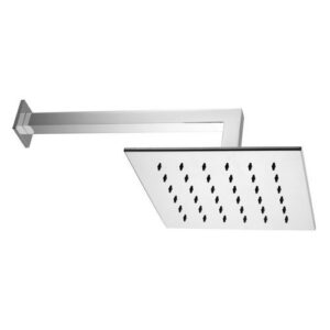 07220CR Braccio doccia con soffione Felis in acciaio inox mm200x200 PORTA E BINI - immagine 1