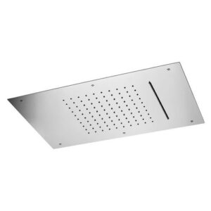07540CR Soffione ad incasso a soffitto in acciaio inox 600x400 PORTA E BINI - immagine 1