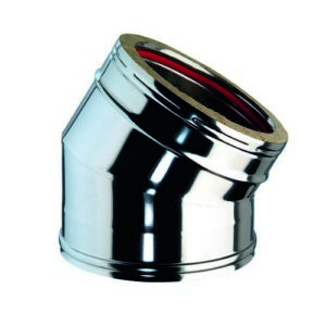 102784 Curva A 30°Mf Inox/Inox    180 Interno 230 Esterno  Ferrari