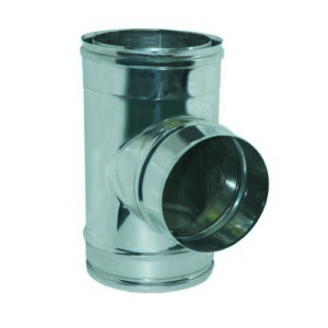 103871  "T" 90° Mf Inox    100 Interno  120 Esterno L 324  Ferrari