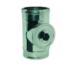 103921 Elemento Con Ispezione Tonda Inox   100 Interno 120 Esterno L 324 Ferrari