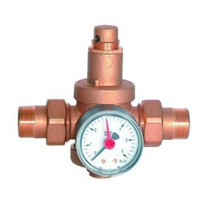 111275 Riduttore Di Pressione  Acqua A Pistone  2"  Interasse 140/260  Ferrari