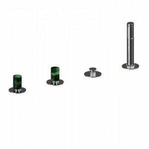 12028AVM00 Batteria per bordo vasca senza bocca Pepe FRATELLI FRATTINI