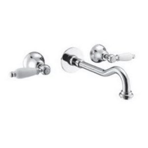 12244CR Batteria lavabo a muro L 250 mm PORTA E BINI