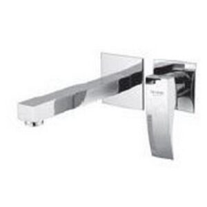 13129CR Monocomando lavabo a muro connessione ponte L 250 mm PORTA E BINI