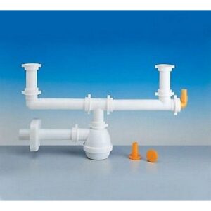1433.066 Sifone 1433/8 1½" Tubo Pp Ø40 Bianco Lira - immagine 1