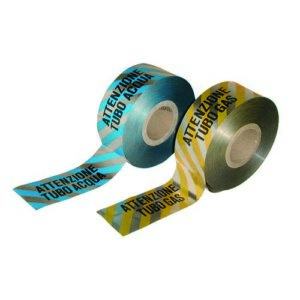 170535 Nastri Segnaletici Localizzabili Per Gas H 80 Mm X 200 Mt Ferrari - immagine 1