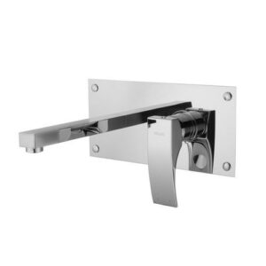 18115CR Monocomando lavabo a muro piastra singola PORTA E BINI - immagine 1