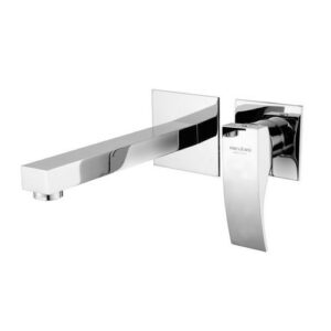 18128CR Monocomando lavabo a muro connessione ponte L 200 mm PORTA E BINI - immagine 1