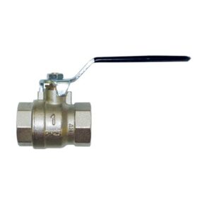 191830219 Valvola a sfera passaggio standard FF maniglia nera 3" IVR - immagine 1