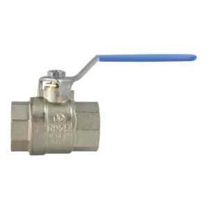 195425209 Valvola a sfera passaggio totale FF maniglia blu 2"1/2 IVR - immagine 1