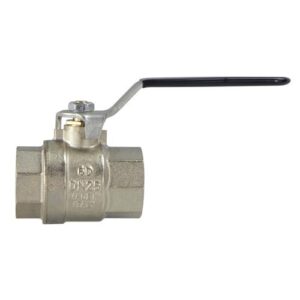 195430219 Valvola a sfera passaggio totale FF maniglia nera 3" IVR - immagine 1