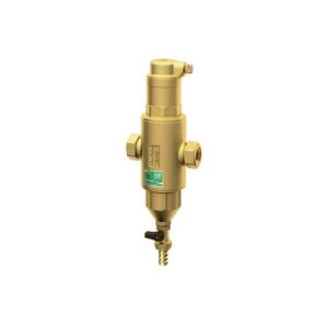 2222 128 COMBIFAR - DISAERATORE/DEFANGATORE GIALLO CON ATTACCHI RAME Ø 28 FAR