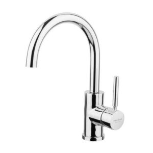 23114CR Monocomando lavabo canna alta con piletta click-clack PORTA E BINI - immagine 1