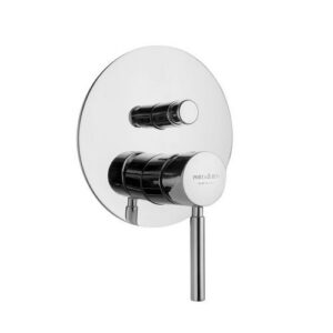 23134CR Monocomando doccia incasso con deviatore piastra slim PORTA E BINI - immagine 1