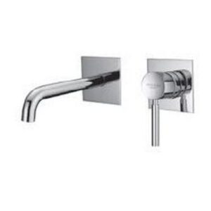 23145CR Monocomando lavabo a muro connessione ponte L 160 mm PORTA E BINI - immagine 1