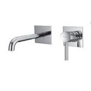 23149CR Monocomando lavabo a muro connessione ponte L 250 mm PORTA E BINI - immagine 1