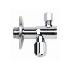 2354 RUBINETTO SOTTOLAVABO C/FILTRO+DADO+ROSONE 1/2x3/8 OTTONE ZAGI