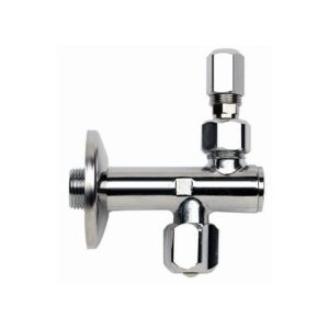 2383 RUBINETTO SOTTOLAVABO C/FILTRO+DADO+ROSONE 1/2x3/8 ABS ZAGI