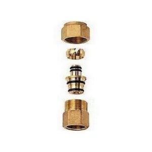 5051 3844191 NIPLEX F 3/8' RAME GIALLO CON ADATTATORE MULTISTRATO 18X2 FAR - immagine 1