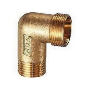 5250 1 GOMITO M 1' RAME GIALLO FAR - immagine 1