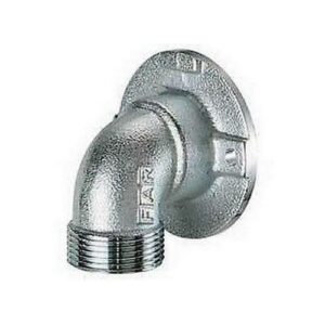 5610 12 RACCORDO CURVO PER IMPIANTI SANITARI 1/2' CROMATO FAR - immagine 1