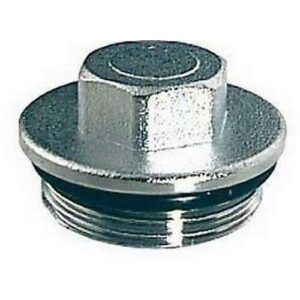 4150 2 RACCORDO TERMINALE CROMATO 2' MASCHIO COMPLETO DI O'RING FAR - immagine 1