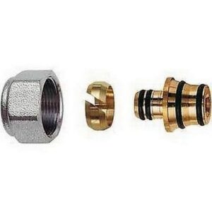 6055 44191 ADATTATORE TUBO MULTISTRATO 18x2 CALOTTA CROMATA FAR