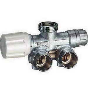 1432 VALVOLA MONO-BITUBO A SQUADRA TERMOSTATIZZABILE DESTRA FAR - immagine 1