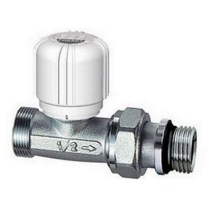 1638 38 VALVOLA TERMOSTATIZZABILE 3/8' DR RAME CON PRESETTING-COD.PREG. FAR - immagine 1