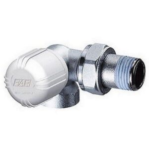 1627 12 VALVOLA TERMOSTATIZZABILE SQ 1/2' COMANDO VERTICALE DX FERRO FAR - immagine 1