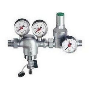 3965 114 GRUPPO PREMONTATO INGRESSO IMPIANTO CON MANOMETRI MIS 1" 1/4" FAR - immagine 1