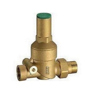 2820 34 RIDUTTORE DI PRESSIONE 3/4' GIALLO M-F ATTACCO MANOMETRO FAR