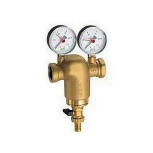 3939 1 FILTRO PER IMPIANTI SANITARI GIALLO 1' ATT F-F C/MANOMETRI FAR