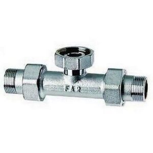 3026 34 3/4" Raccordo a T cromato per valvola di zona art. 3025 FAR - immagine 1