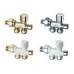 0285 34 VALVOLA BITUBO TERMOST. 3/4' SERIE CROMATA SONDA D.12 FAR - immagine 1