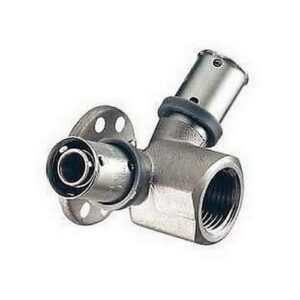 59162001 PRESSFAR - RACCORDO PASSANTE A 120° 20X2 PER STAFFA ART.7477 FAR - immagine 1