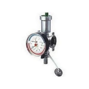 3446 1 RACCORDO COLLEGAMENTO 1' C/FLANGIA COMPLETO C/TERMOMANOMETRO FAR - immagine 1