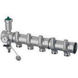 3458 11206 COLLETTORE   6 VIE DET.TERMOELETTRICO MF 1' 1/2'  D. 25-26 + ART. 3438 FAR - immagine 1