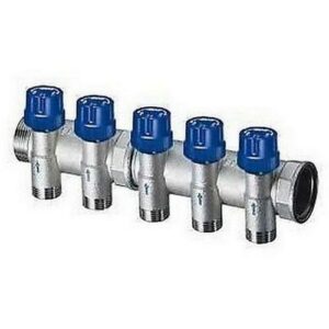 3913 11411 COLLETTORE  11 VIE TERMOELETTRICO DIRITTO 1' 1/4' RAME FAR - immagine 1