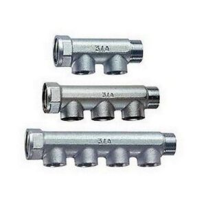 3550 34 COLLETTORE 4 VIE MF 3/4' FERRO 1/2' FEMMINA FAR