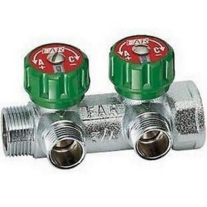 3821 112EU COLLETTORE 2 VIE 'MULTIFAR' 1' X 1/2' MASCHIO EUROKONUS FAR - immagine 1