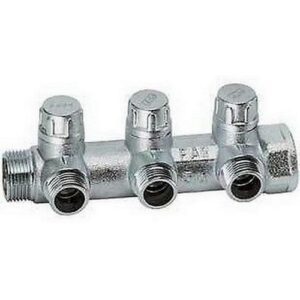 3870 134TP COLLETTORE  3 VIE 'MULTIFAR' DET. 1' X 3/4' MASCHIO TESTA PIANA FAR - immagine 1